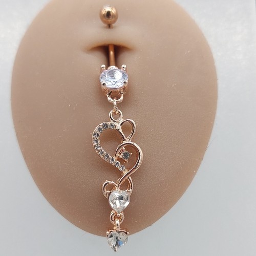 Belly bars button piercing - button,