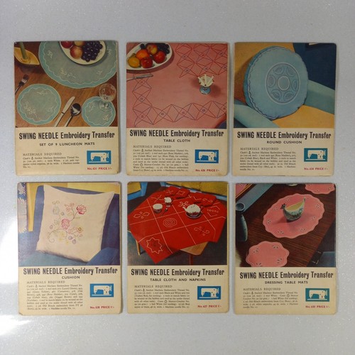 Vintage embroidery transfers