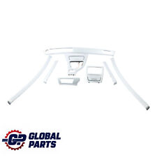 BMW E92 Interior Centre Console Cover Trim Panel Finisher Set Glacier Silver 