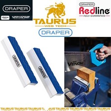 DRAPER Expert Soft Vice Jaws 100mm Pair DIY Heavy Duty Magnets Rubber Face UK