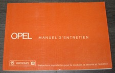 Manuel D´Entretien Opel