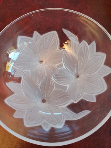Art glass frosted deep - art, etched