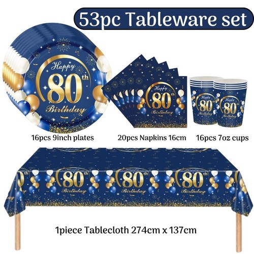 80th birthday decorations - 80th,