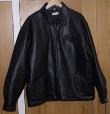 Whispering Smith Mens Faux Leather Jacket - Size XL