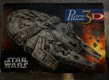 Puzz 3D Puzzle Star Wars 1997 Millennium Falcon 857 Pieces Complete Box Scruffy