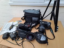 Job lot Bundle Olympus Camedia Digital Camera E-10 Equipment Flash Tripod Lens