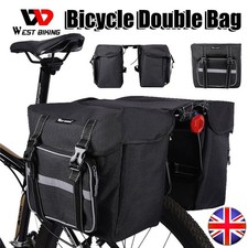 WEST BIKING Bicycle Bag Waterproof Double Bike Pannier Set Trunk Carrier Bag 25L