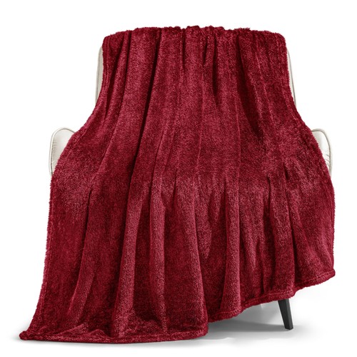 Extra large burgundy - large, throw
