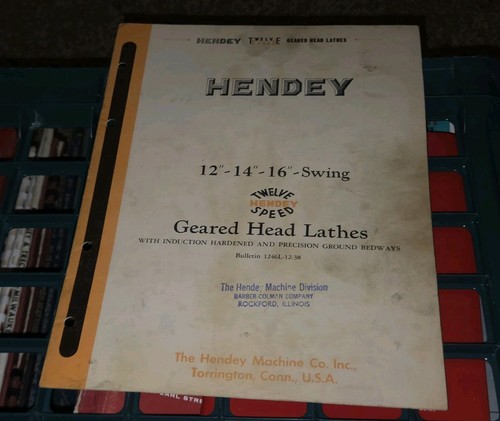 Hendey 16 swing - 16",