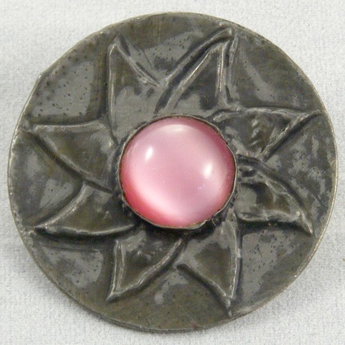 Arts and crafts pewter brooch - arts,