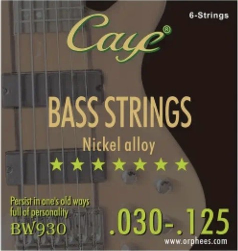 String bass guitar nickel - 6-string,