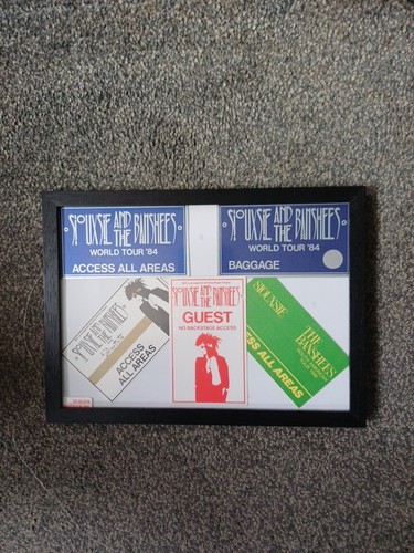 Five rare backstage passes - ,