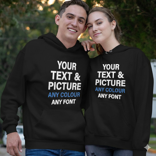 Personalised couple hoody any - hoody,