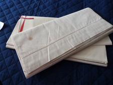 A PAIR OF  ECRU METIS SHEETS