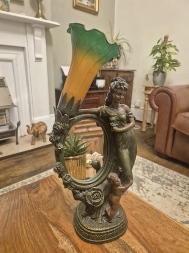 Art nouveau style bronzed - art,