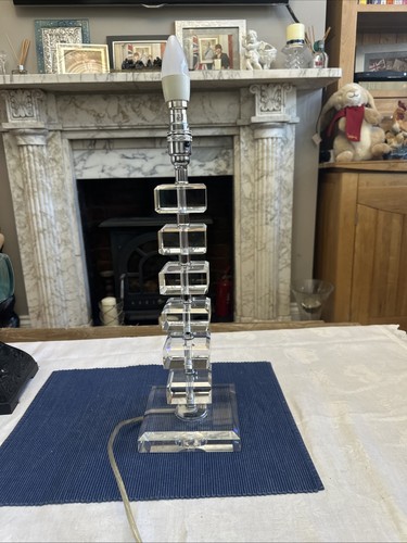 Lucite stacked square cube