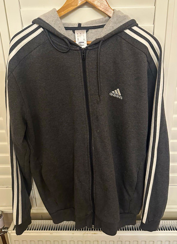 Adidas men grey full zip - adidas,