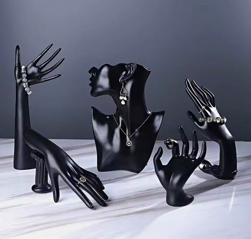5pcs black resin jewelry - ​5pcs,