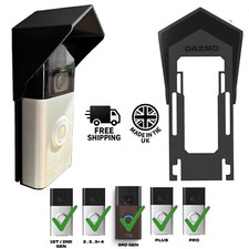 Rain Sun Ring Video Doorbell Protector Cover,Easy Fit 1/2/3/3+/4/Pro/Plus PEK UK