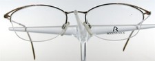 RODENSTOCK R 4441 Eyeglasses Glasses Frames Brown Gold Semi Rim Metal NEW