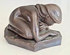 Heavy Bronze Resin Kneeling