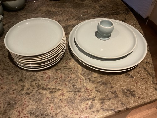Denby pottery stoneware plates - stoneware,