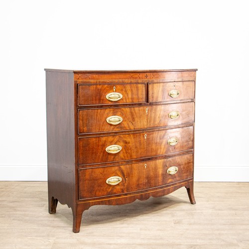 19th century mahogany bow - 19th,