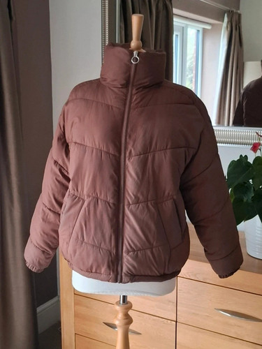 Hollister brown zip - , quilted