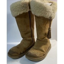 UGG CHESTNUT SIDE ZIPPER TALL