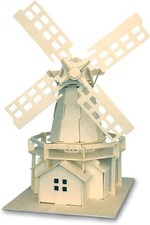Quay Windmill Wooden Model Kit