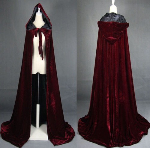 Halloween velvet cape - cape, unisex