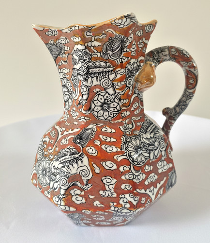 Mason ironstone jug - ironstone,