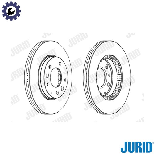 Brake disc 562446jc for - brake,