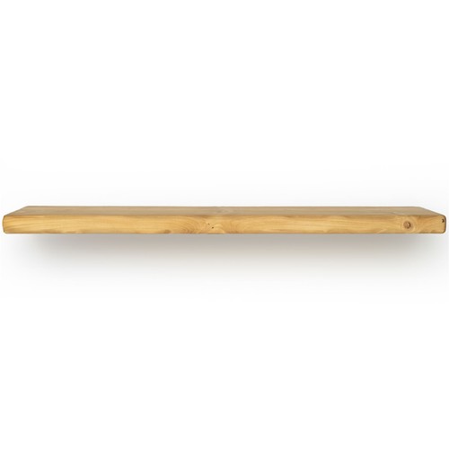 Floating wooden shelf rustic - shelf,