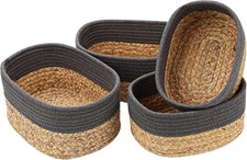 4PCS Woven Cotton and Water