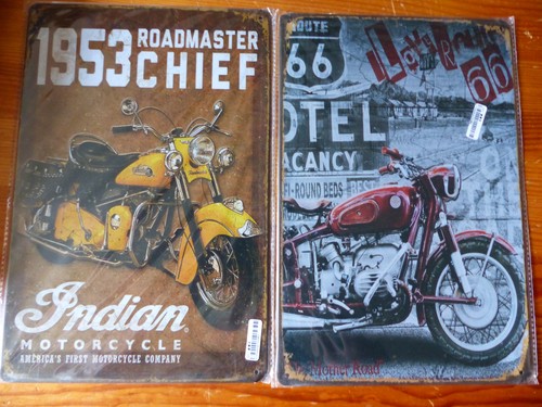 Tin sign 1953 roadmaster - 2x,