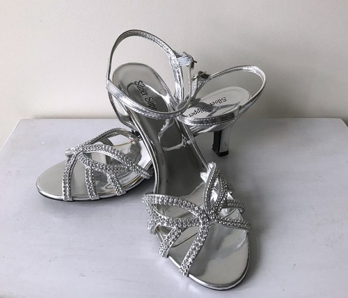 Silver slipper women size - silver,