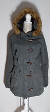 Obey Propaganda Women’s Hooded coat Khaki Size XS (6/8) parka duffle #R