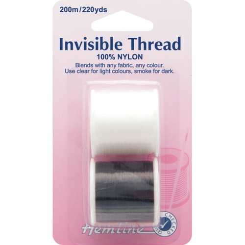 Hemline 200m invisible thread - invisible,