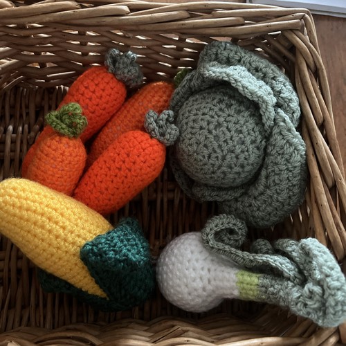Hand knitted vegetables 7 - knitted,