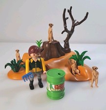 Vintage Playmobil Meerkat Family 4853 Not Complete - As Shown In Photos