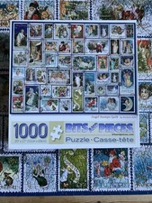 Bits and Pieces 1000 Piece Jigsaw - Angel Stamps Quilt by Barbara Behr - Used