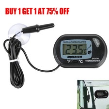 Digital LCD Thermometer Aquarium Fish Tank Vivarium Water UK