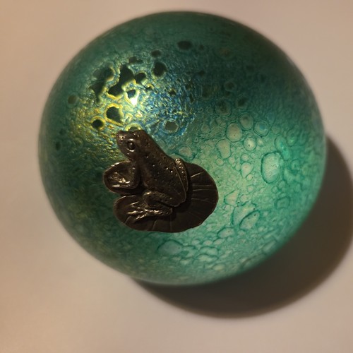 Heron glass iridescent - glass,