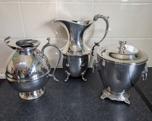 Vintage silver plated water - vintage,