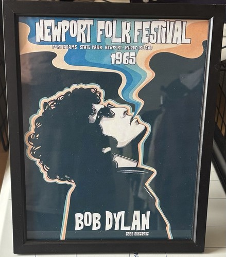 Bob dylan framed canvas - dylan, print