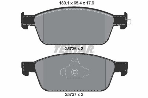 Front brake pad set - pad,