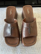 Faith Wedge Sandals Size 5