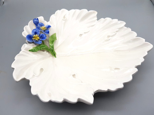 Vintage italian ceramic leaf - vintage,