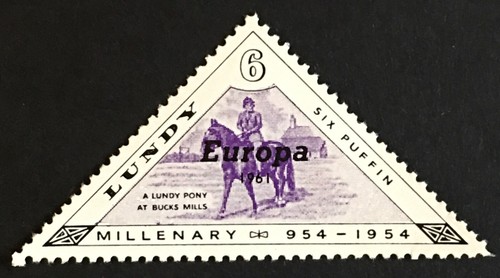 1961 lundy island - gb, stamps